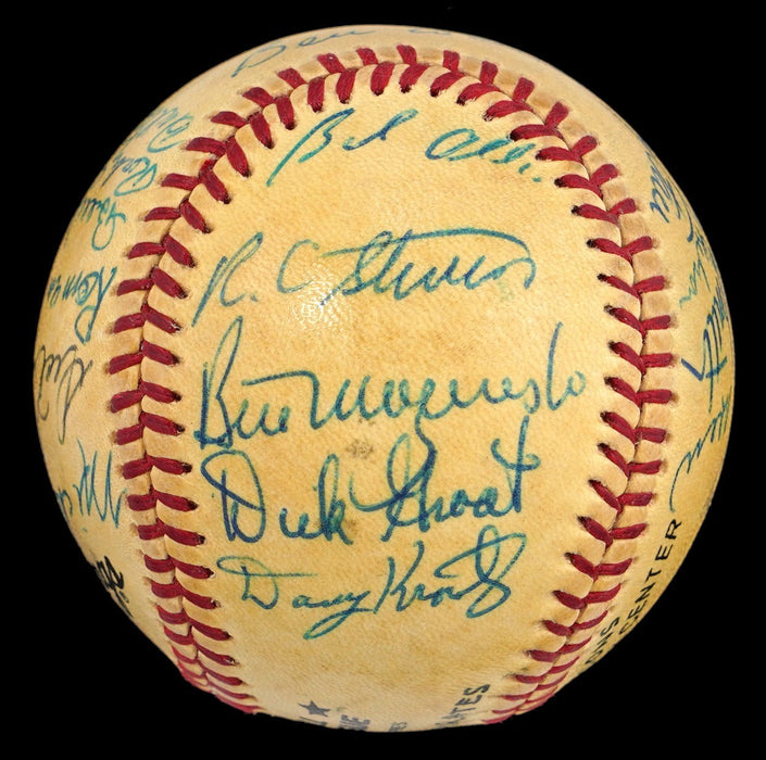 1960 Pittsburgh Pirates World Series Champs Team Signed Baseball 23 Sigs Beckett