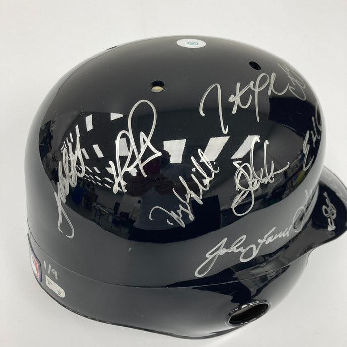2007 Boston Red Sox World Series Champs Team Signed Helmet Steiner & MLB
