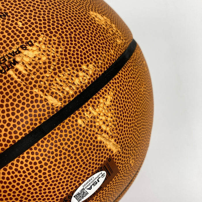 Bobby Knight 1976, 1981, 1987 NCAA Champs Signed Basketball JSA COA