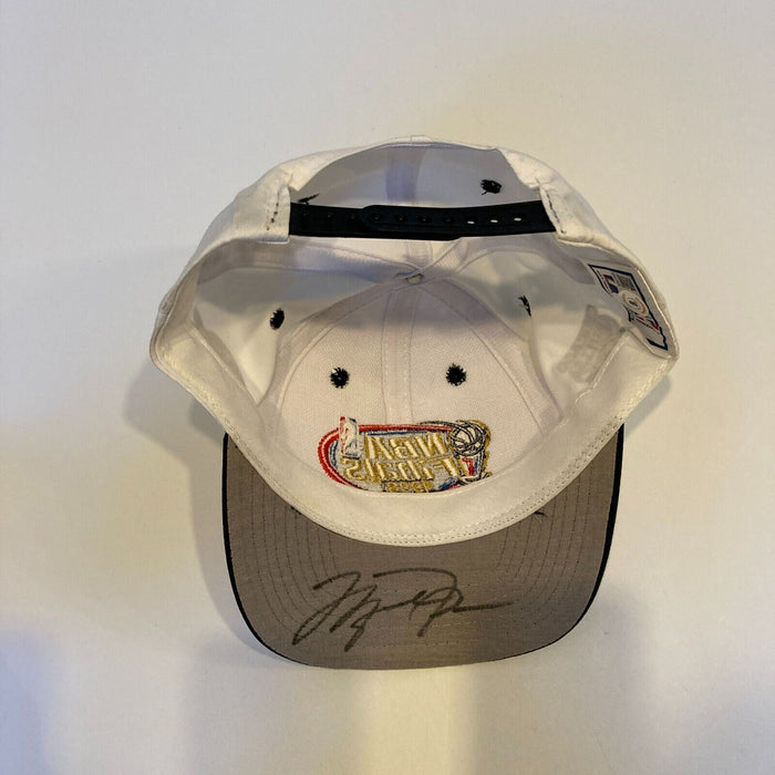 Michael Jordan Signed 1998 NBA Finals Hat The Last Dance Beckett COA