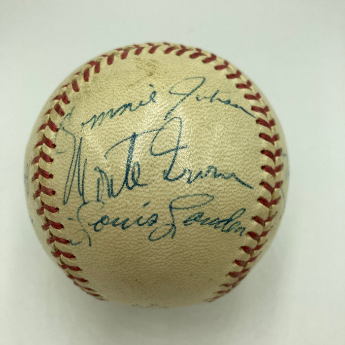 Alex Pompez Willie Mays 1955 Negro League All Star Game Signed Baseball PSA DNA