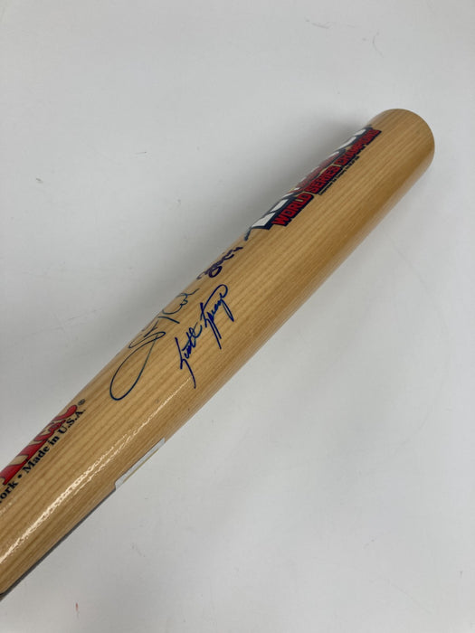 2006 St. Louis Cardinals World Series Champs Team Signed Baseball Bat Beckett