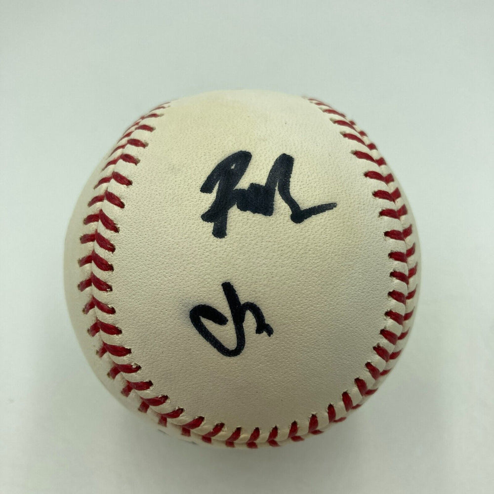 Linkin Park Band Signed Baseball 6 Signatures With Chester Bennington JSA COA