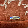 Peyton Manning "#18 2003 MVP" Signed Wilson NFL Game Football UDA Upper Deck COA