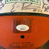 1993-94 Nebraska Cornhuskers Big 8 Champions Team Signed Basketball JSA COA