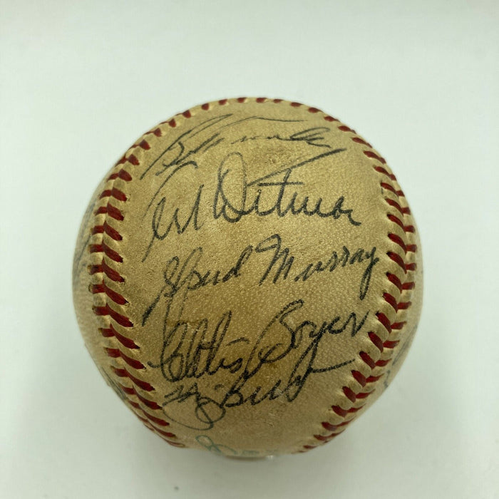 1960 New York Yankees Team Signed Baseball Mickey Mantle & Roger Maris JSA COA