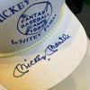 Mickey Mantle Signed Vintage 1989 Fantasy Camp Baseball Hat JSA COA