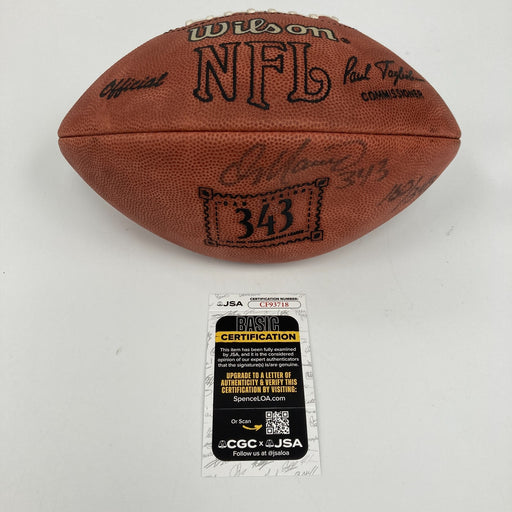 Dan Marino 343 Touchdowns Signed Wilson Game Football JSA COA