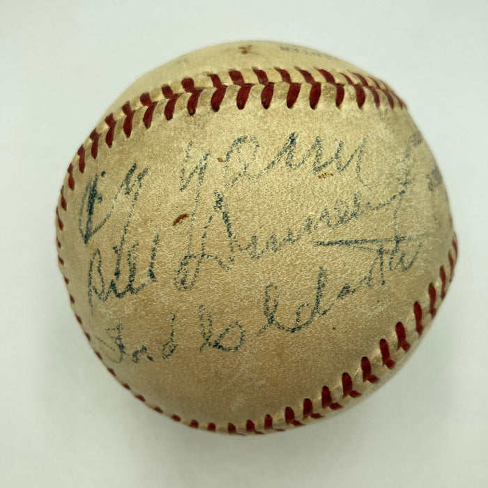 Cy Young & Fred Clarke 1903 First World Series Multi Signed Baseball JSA COA