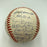 1961 New York Yankees World Series Champs Team Signed Baseball Mickey Mantle JSA
