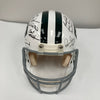 1969 New York Jets Super Bowl Champs Team Signed Authentic Game Helmet JSA COA