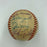 Rare 1953 New York Yankees Team Signed Mini American League Harridge Baseball