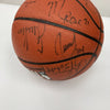 1998-99 San Antonio Spurs NBA Champs Team Signed Basketball Tim Duncan JSA COA