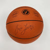 Rare Reggie Lewis Single Signed Molten Basketball Boston Celtics JSA COA