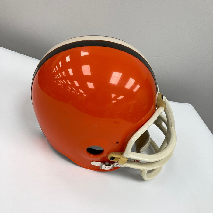 Otto Graham HOF 1965 NFL 75th Signed Cleveland Browns Full Size Helmet JSA COA
