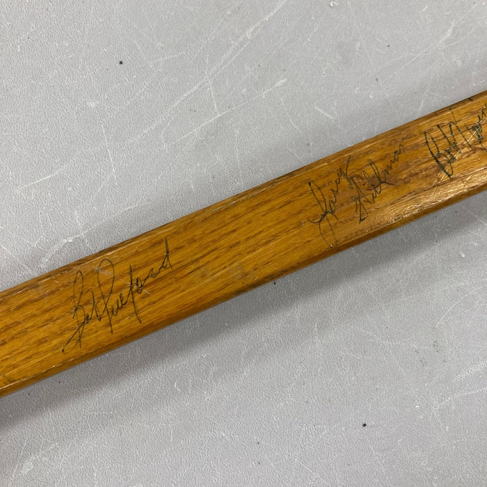 1961-1962 Toronto Maple Leafs Stanley Cup Champs Team Signed Hockey Stick JSA
