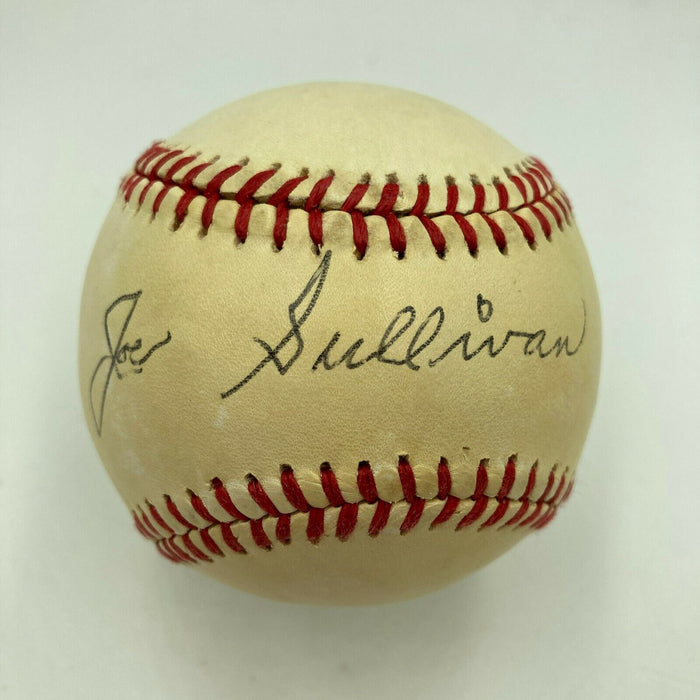 Joe Sullivan Signed American League Macphail Baseball Detroit Tigers JSA COA