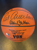 Wilt Chamberlain Bill Russell Jabbar Dr. J NBA Legends Signed Basketball JSA COA