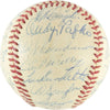 Beautiful 1960 Milwaukee Braves Team Signed Baseball With Hank Aaron PSA DNA