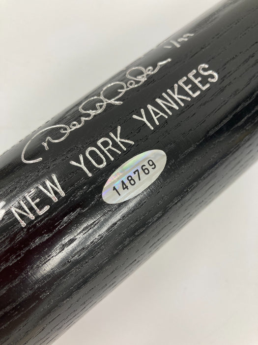 Derek Jeter 1996, 1998, 1999 W.S. Champs Signed Game Model Baseball Bat JSA COA