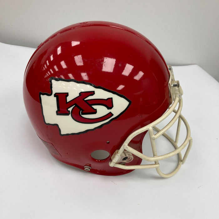 Marcus Allen 1990's Signed Game Used Kansas City Chiefs Helmet JSA COA