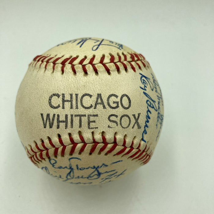 1950's Chicago White Sox Team Signed Autographed Baseball With Nellie Fox