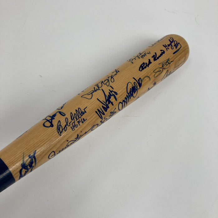 Hall Of Fame Multi Signed Baseball Bat 25 Sigs Kirby Puckett Gary Carter JSA COA