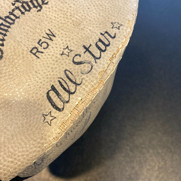 1959 New York Giants Team Signed Football 31 Sigs With Frank Gifford JSA COA