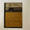 Thurman Munson Signed Autographed 1973 Topps Baseball Card With JSA COA Yankees