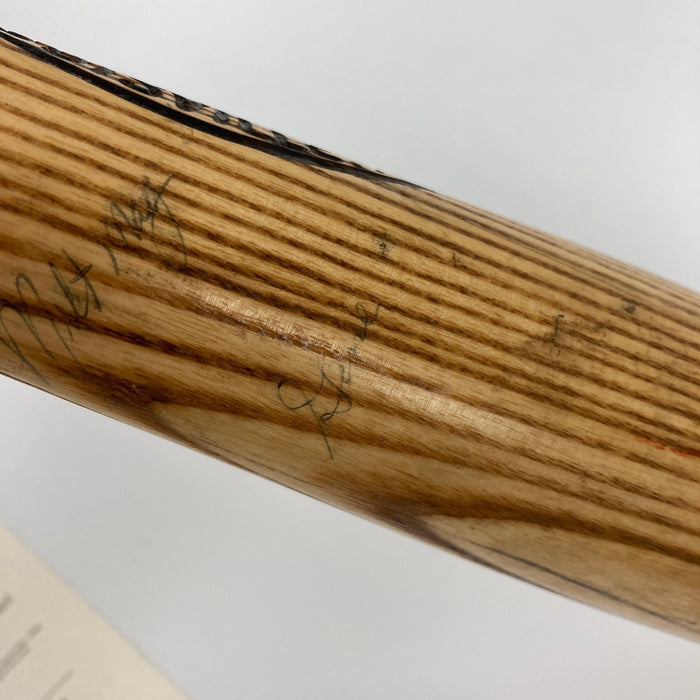 1971 Pittsburgh Pirates WS Champs Team Signed Baseball Bat Roberto Clemente JSA