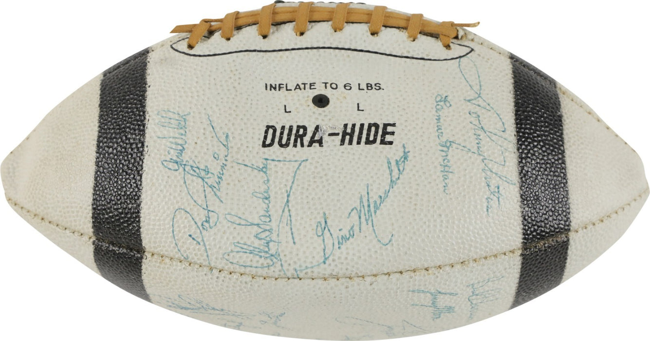 1962 Baltimore Colts Team Signed Spalding Football Johnny Unitas PSA DNA COA