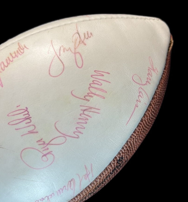1980 NFL Pro Bowl Team Signed Wilson Official Football 30+ Sigs JSA COA