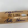 Bobby Thomson Ralph Branca Shot Heard 'Round The World Signed Bat Beckett