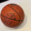 Tim Duncan Rookie 1997-98 San Antonio Spurs Team Signed Basketball Beckett COA