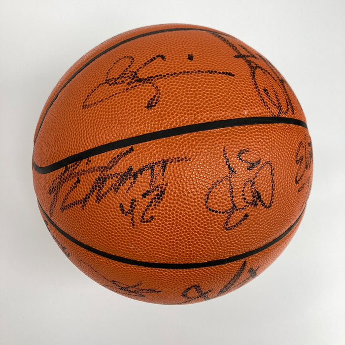 Scottie Pippen 1999-2000 Portland Trail Blazers Team Signed Basketball JSA COA