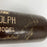 1986 New York Yankees Team Signed Game Used Bat Rickey Henderson Winfield JSA