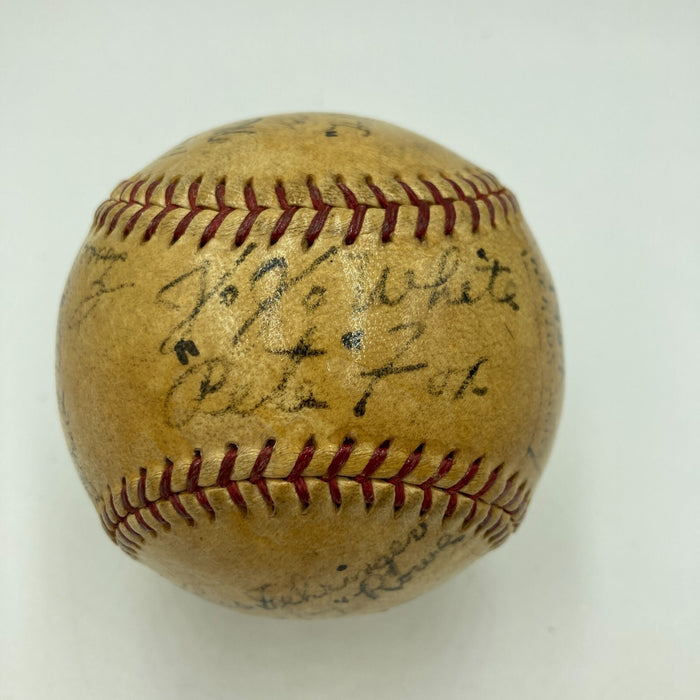 1934 Detroit Tigers AL Champs Team Signed Baseball Hank Greenberg JSA COA