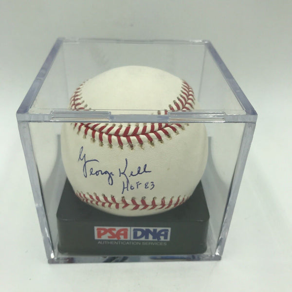 George Kell HOF 83 Signed Autographed MLB Baseball PSA DNA GRADED MINT 9.5