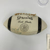 1962 New York Giants Champs Team Signed Spalding Football 34 Sigs JSA COA