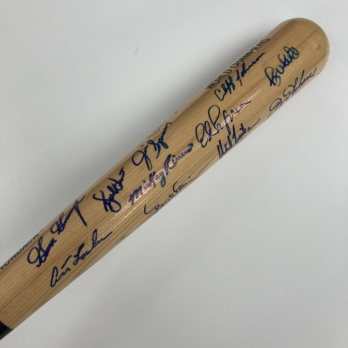 1978 New York Yankees World Series Champs Team Signed Bat JSA COA
