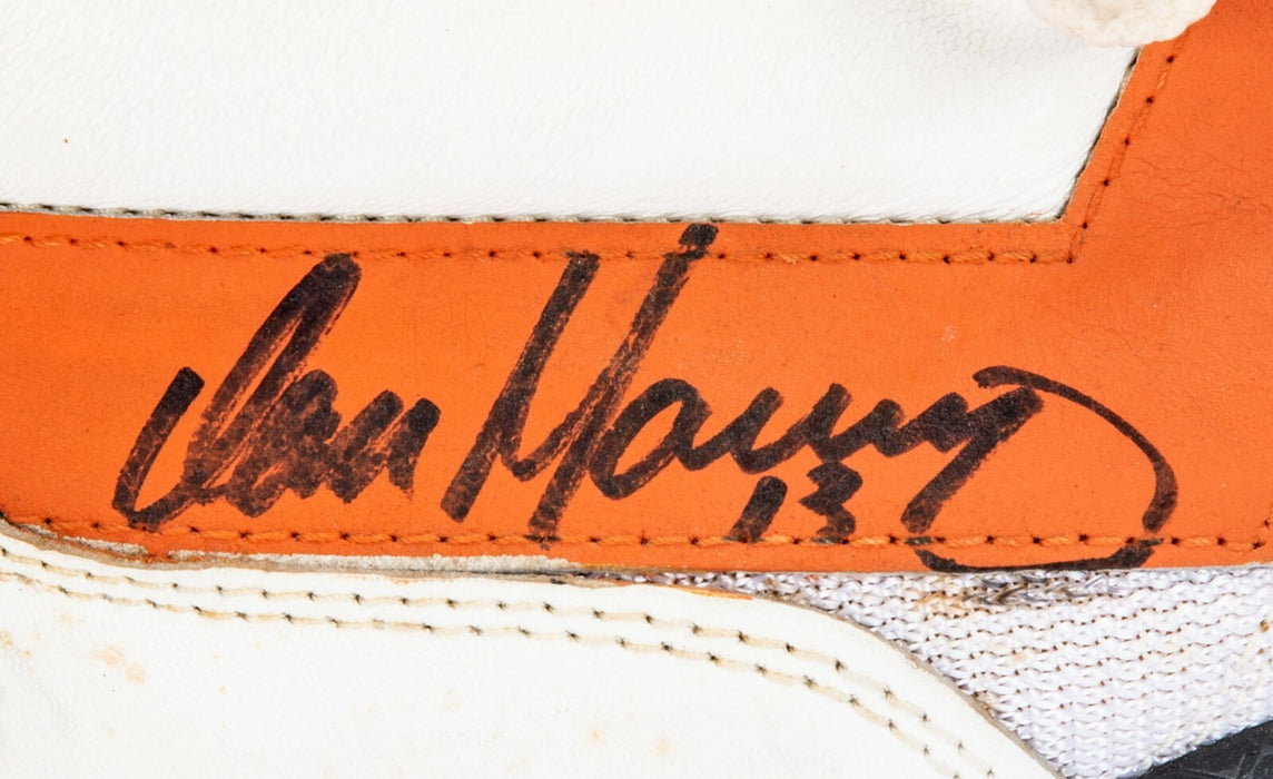 Dan Marino Dual Signed 1986 Game Used Football Shoes MEARS & JSA COA