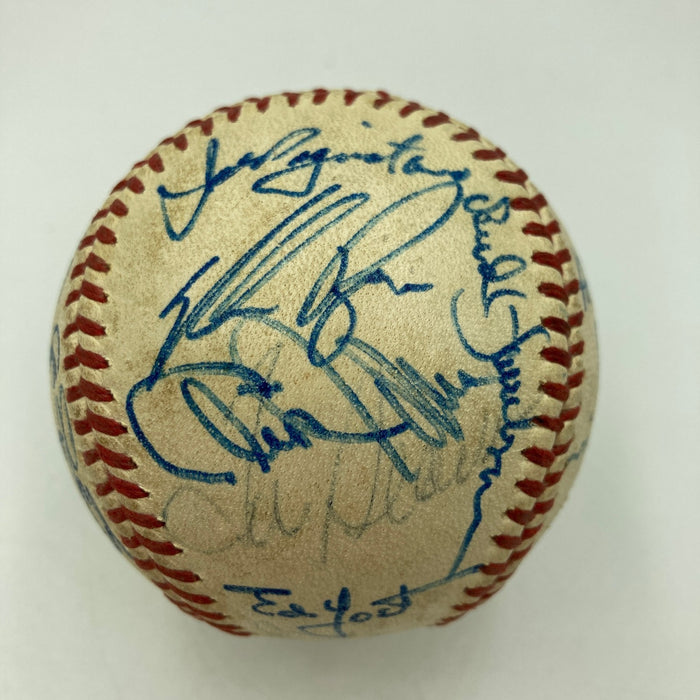 1969 New York Mets WS Champs Signed Baseball Gil Hodges Nolan Ryan Seaver JSA