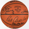 Wilt Chamberlain Bill Russell Jabbar Dr. J NBA Legends Signed Basketball JSA COA