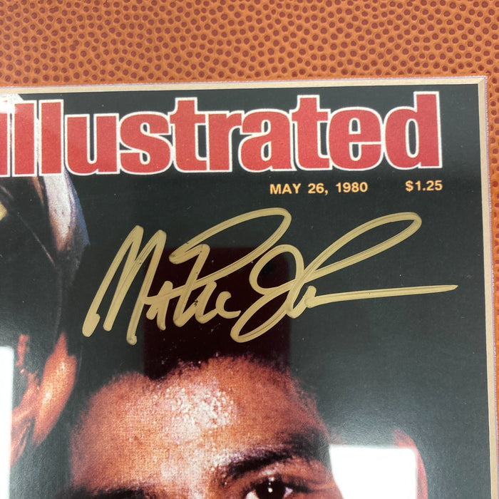 Michael Jordan, Larry Bird & Magic Johnson Signed Sports Illustrated Covers PSA