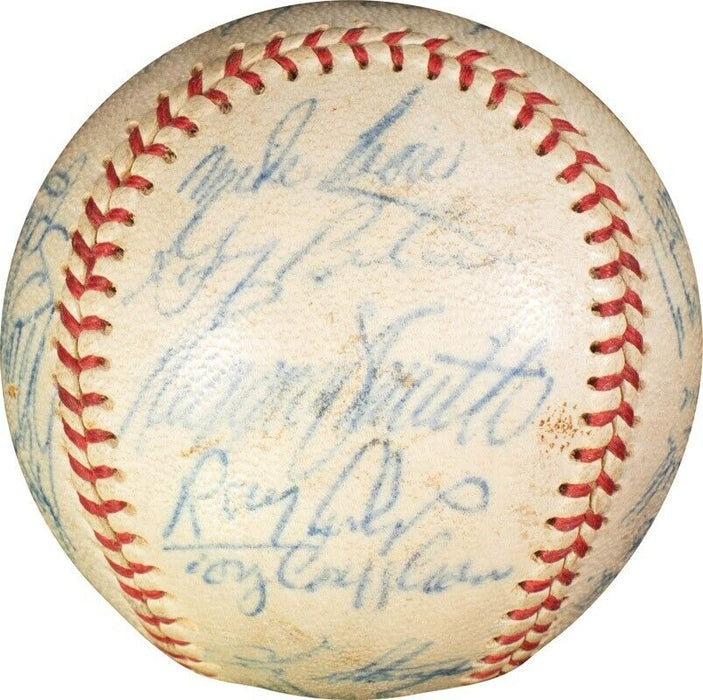 1970 Boston Red Sox Team Signed Official American League Baseball PSA DNA COA