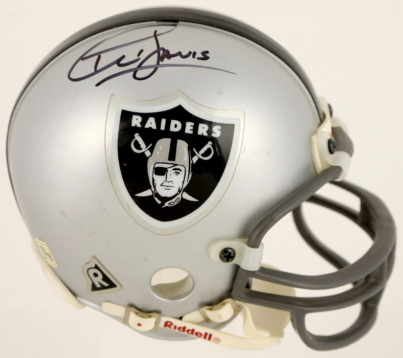 Al Davis Signed Oakland Raiders Riddell Mini Football Helmet PSA DNA COA