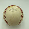 Satchel Paige Single Signed Baseball PSA DNA Graded Near Mint 8