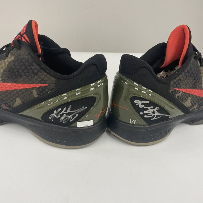 Kobe Bryant "Black Mamba" Signed Inscribed Nike Kobe Sneakers Panini COA  1/1