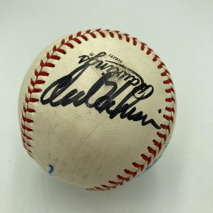 1991 Los Angeles Dodgers Signed Baseball Orel Hershiser Gary Carter JSA COA