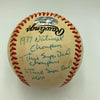 Joe Montana Signed Heavily Inscribed Career STAT Baseball Reggie Jackson COA